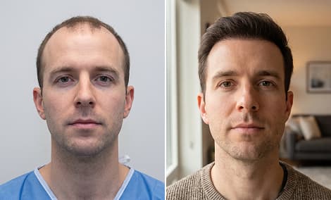 Frontal and mid-scalp hair restoration