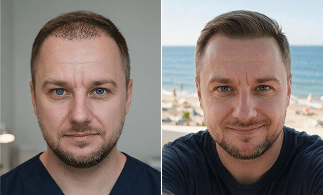 Rekonstruktion und Korrektur der frontalen Haarlinie
